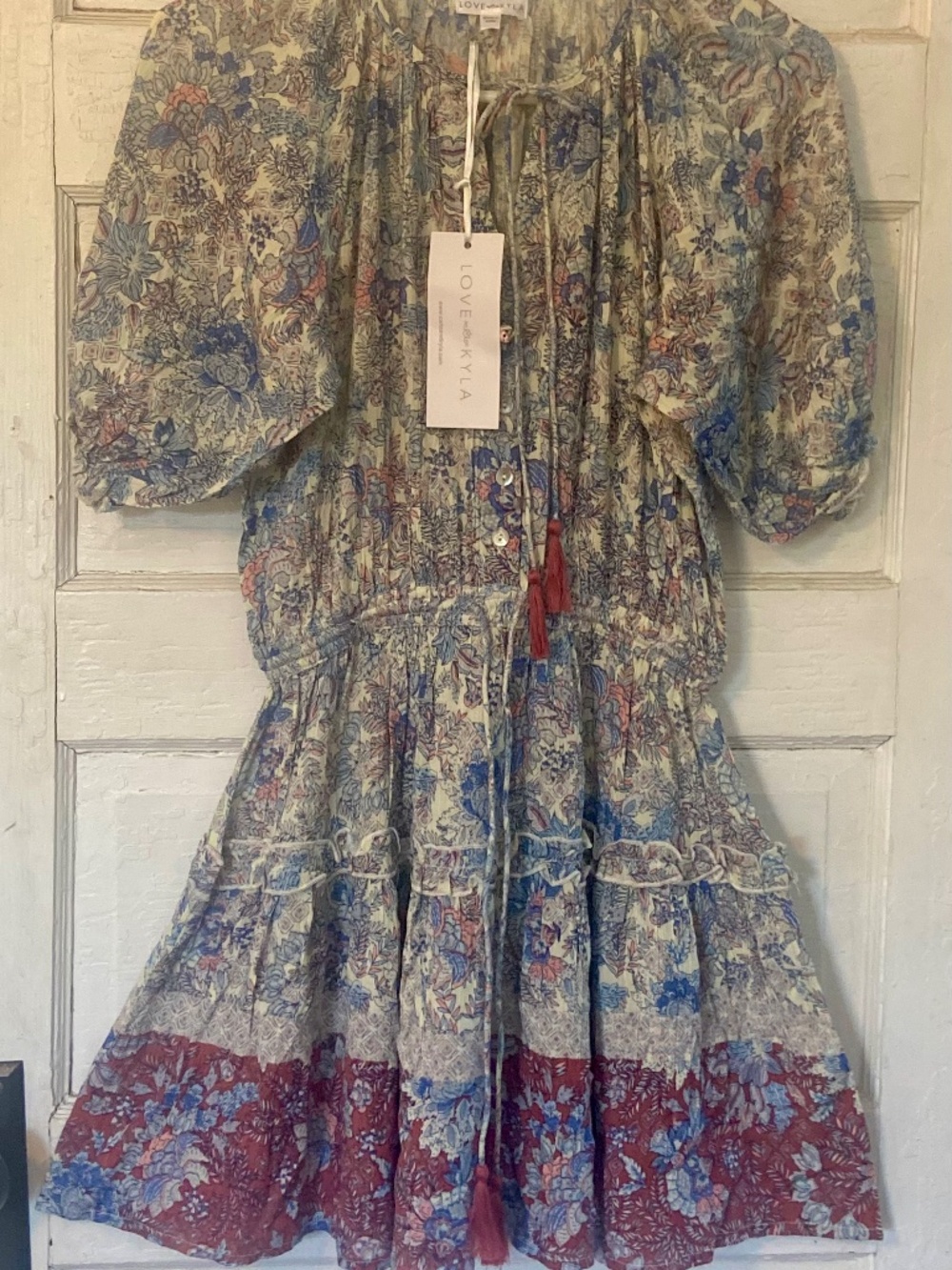 NWT Bohemian S Vintage Free Style Hippie Chic People Love Kyla DRESS Anthologyie
